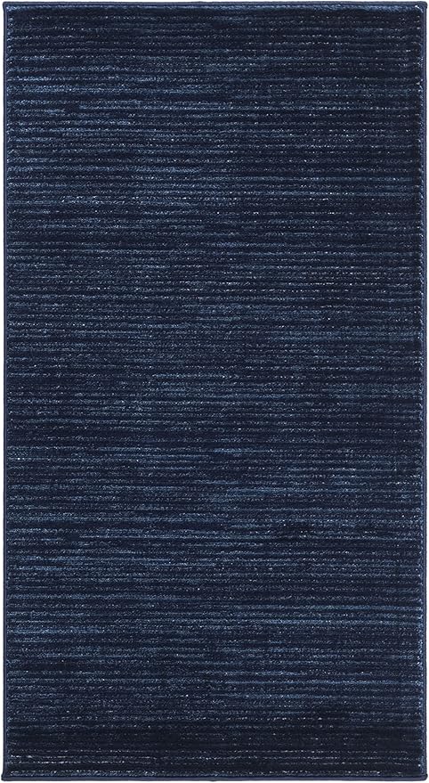 SAFAVIEH Vision Collection Accent Rug - 2'2" x 4', Navy, Modern Ombre Tonal Chic Design, Non-Shedding & Easy Care, Ideal for High Traffic Areas in Entryway, Living Room, Bedroom (VSN606N)