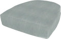 Cushion Source Rounded Back Seat Cushion, 19.5" x 20" x 5" deep Indoor and Outdoor Durable seat Cushion Made with Fade Resistant Sunbrella Fabric, Hidden Zipper, Sunbrella Elements Cast Mist