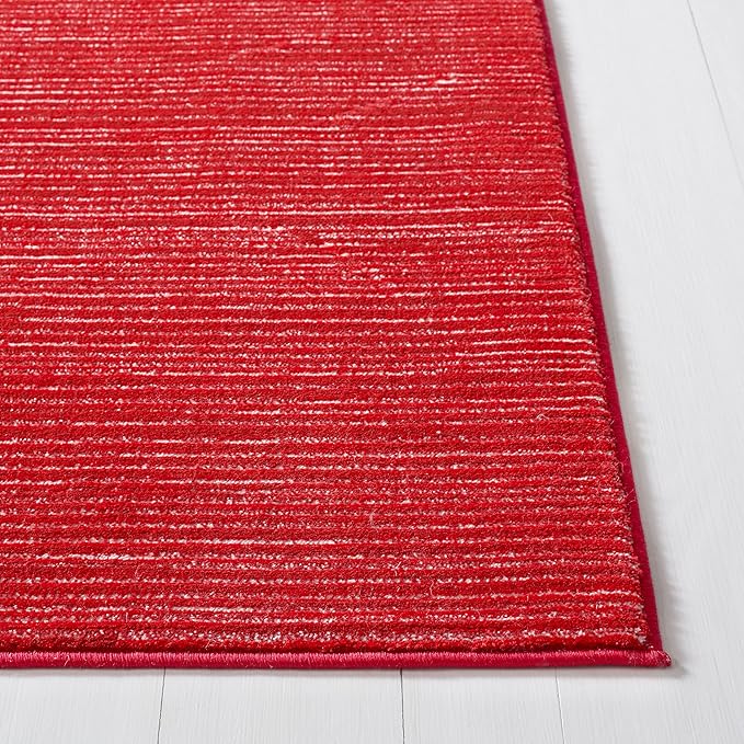 SAFAVIEH Vision Collection Runner Rug - 2'2" x 8', Red, Modern Ombre Design, Non-Shedding & Easy to Clean, Ideal for Entryway, Foyer, Bedroom, Hallway (VSN606Q)
