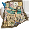 Dragonfly Print Blanket Dragonflies Memorial Throw Blankets Gifts for Couch Sofa Bed Stuff Decor Lightweight Soft Cozy Plush Warm Flannel for Lover Men Women Adults 50"x60"