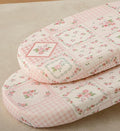 SDY Jersey FloralBassinet Sheets for Baby Girls,32 "x 16 "x 4",2 Pack,Pink Flower Standard Oval/Retangle Bassinet Mattress Sheets for Toddler,Super Soft Breathable
