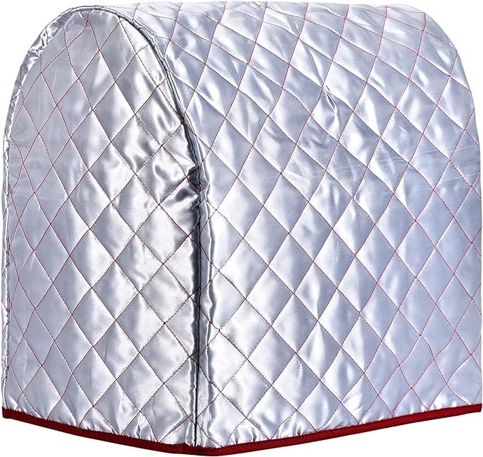 Stand Mixer Cover compatible with Kitchenaid Mixer, Fits All Tilt Head & Bowl Lift Models,The Fabric Is Pure Cottot,Fine, Soft, Not Easy to Fade, Not Easy To Pilling. (Fits for 6-8 Quart, Red)