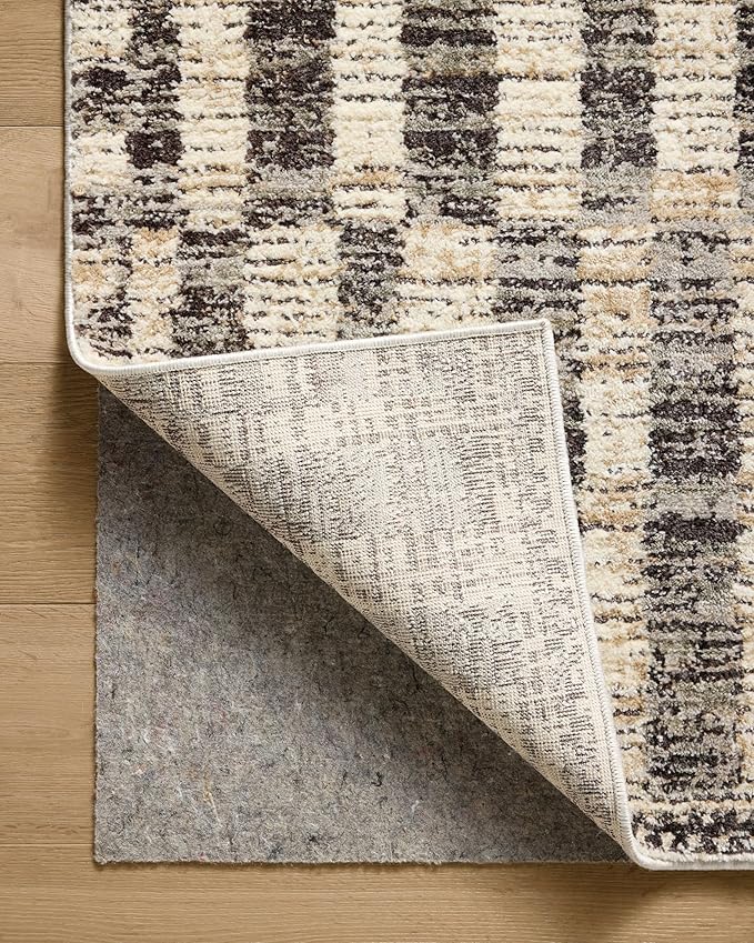 Loloi Jeremiah Brent Bleecker Collection BLE-03 Beige/Stone 4'-0" x 6'-0" Accent Rug