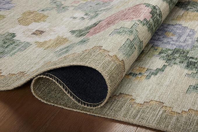Loloi Rifle Paper Co. Rosa Collection RSA-02 Cream/Multi 8'-4" x 11'-6" Area Rug