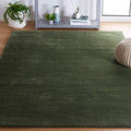 SAFAVIEH Revive Collection Area Rug - 9' x 12', Green, Solid Design, Non-Shedding & Easy Care, Ideal for High Traffic Areas in Living Room, Bedroom (REV102Y)