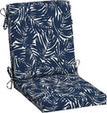 Arden earthFIBER Outdoor Dining Chair Cushion, 20 x 20, Rain-Proof, Fade Resistant, Navy Blue King Palm