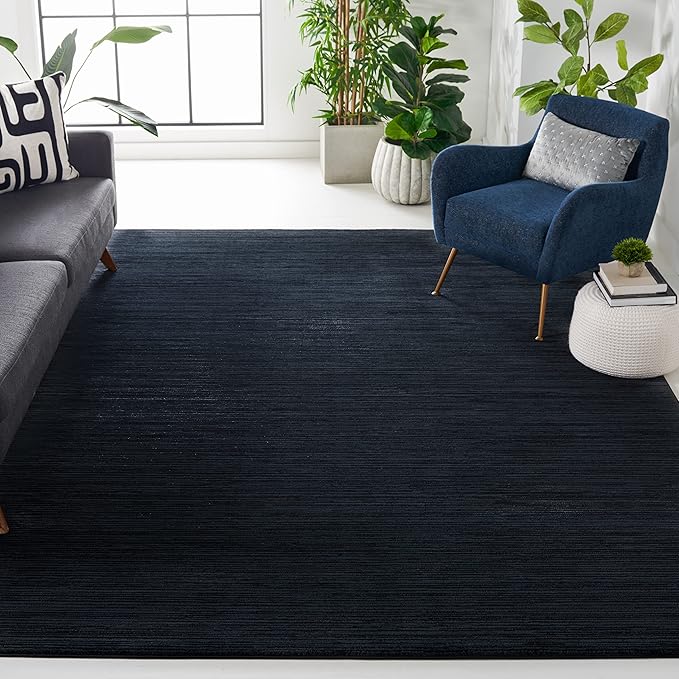 SAFAVIEH Area Rug 11x15 - Vision Collection - Large - Black, Modern Ombre Design, Non-Shedding & Easy to Clean, Ideal for Living Room, Bedroom, Dining Space (VSN606Z)