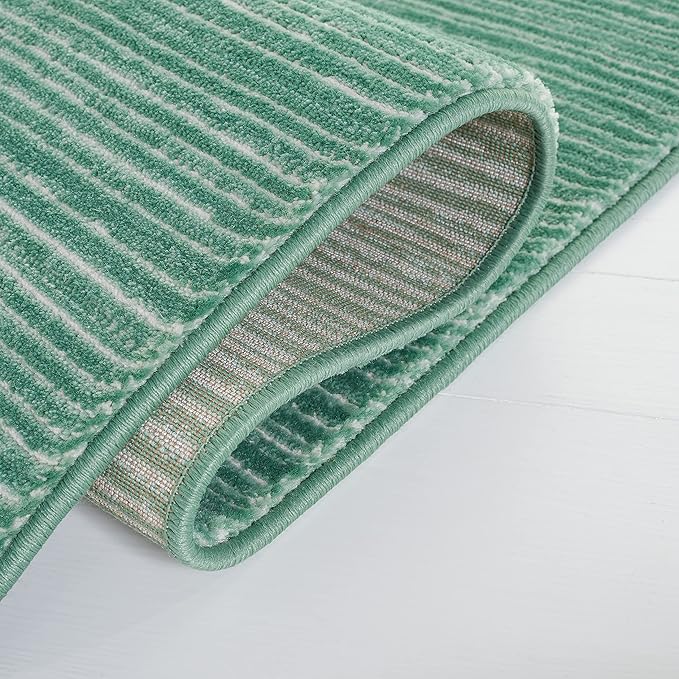 SAFAVIEH Area Rug 9x12 - Vision Collection - Large - Light Green, Modern Ombre Design, Non-Shedding & Easy to Clean, Ideal for Living Room, Bedroom, Dining Space (VSN606X)