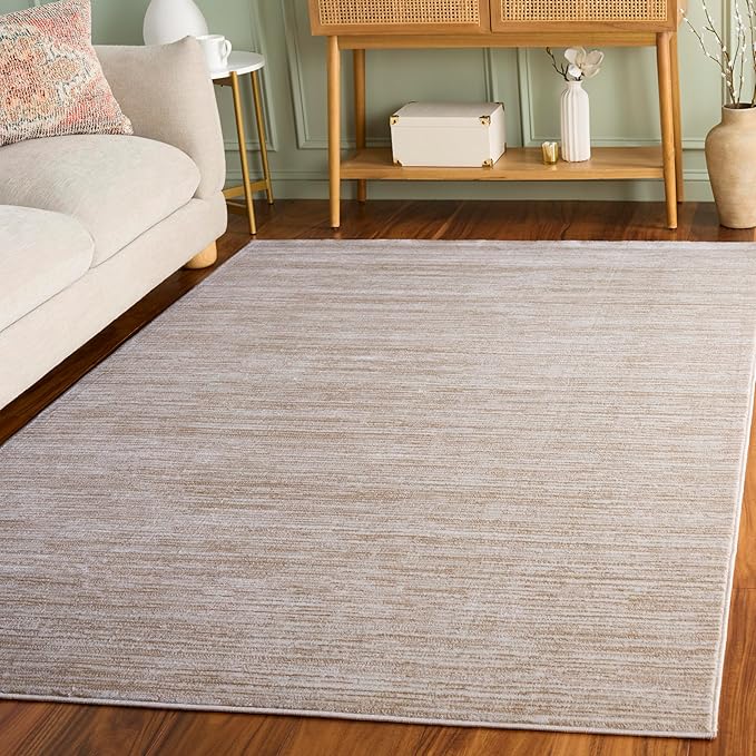 SAFAVIEH Area Rug 3x5 - Vision Collection - Cream, Modern Ombre Design, Non-Shedding & Easy to Clean, Ideal for Foyer, Entryway, Bedroom, Accent Space (VSN606F)