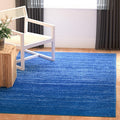 SAFAVIEH Area Rug 3x5 - Adirondack Collection - Light Blue & Dark Blue, Modern Ombre Design, Non Shedding & Easy to Clean, Ideal for Living Room, Bedroom, Office, Dining Space (ADR113F)
