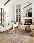 Loloi Adrian Collection ADR-06 Ocean/Clay 2'-0" x 5'-0", .19" Thick Accent Rug