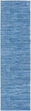 SAFAVIEH Vision Collection Runner Rug - 2'2" x 12', Blue, Modern Ombre Design, Non-Shedding & Easy to Clean, Ideal for Foyer, Hallway, Bedroom (VSN606M)