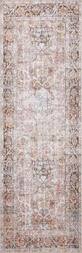 Loloi Adrian Collection ADR-05 Sunset/Charcoal 2'-3" x 3'-9", .19" Thick Accent Rug