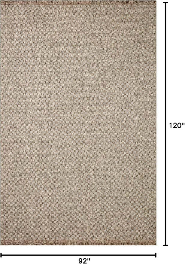Loloi Dawn Collection Indoor/Outdoor DAW-02 Tan 7'-8" x 10' Area Rug