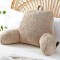 Reading Pillow for Sitting in Bed, Back Pillow Reading Pillow with Arms & Back Support, Dorm Room Essential for Girls and Boys Bed Chair Pillow