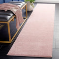 SAFAVIEH Plain and Solid Collection Runner Rug - 2'2" x 10', Pink, Non-Shedding & Easy Care, Ideal for High Traffic Areas in Living Room, Bedroom (PNS320-4406)