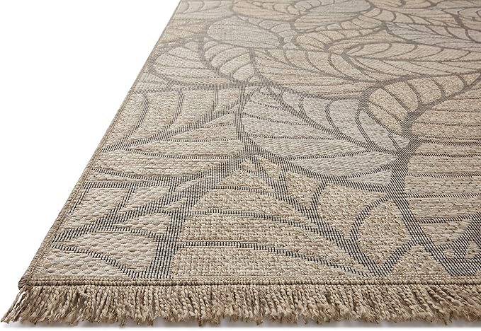 Loloi Dawn Collection Indoor/Outdoor DAW-05 Taupe 7'-8" x 10' Area Rug