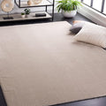 SAFAVIEH Revive Collection Area Rug - 5'3" x 7'7", Beige, Solid Design, Non-Shedding & Easy Care, Ideal for High Traffic Areas in Living Room, Bedroom (REV102B)