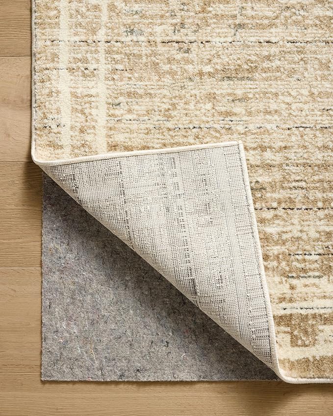 Loloi Jeremiah Brent Bleecker Collection BLE-07 Khaki/Natural 7'-10" x 10' Area Rug