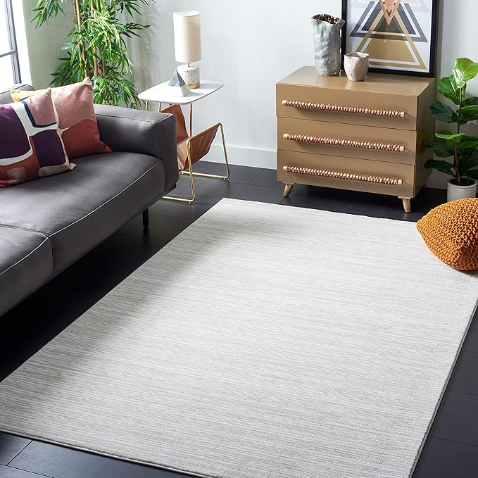 SAFAVIEH Area Rug 3x5 - Vision Collection - Ivory, Modern Ombre Design, Non-Shedding & Easy to Clean, Ideal for Foyer, Entryway, Bedroom, Accent Space (VSN606J)