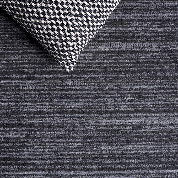 SAFAVIEH Vision Collection Area Rug - 10' Square, Grey, Modern Ombre Design, Non-Shedding & Easy to Clean, Ideal for Living Room, Bedroom, Dining Space (VSN606D)