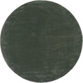 SAFAVIEH Revive Collection Area Rug - 8' Round, Green, Solid Design, Ideal for The Living Room, Bedroom, Dining Room (REV102Y-8R)