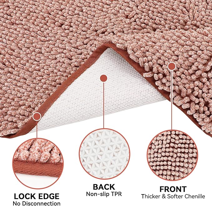 Bcoimo Super Absorbent Dog Door Mat, 30"*20" Anti Slip Mat for Muddy Paws, Pet Rugs for Dirty Paws Washable That Absorbs Moisture and Dirt, for Dog Cage and Pet Resting Carpet