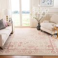 SAFAVIEH Area Rug 12x18 - Adirondack Collection - Large - Ivory & Rose, Distressed Vintage Floral Design, Non-Shedding & Easy to Clean, Ideal for Living Room, Bedroom, Dining Space (ADR109H)