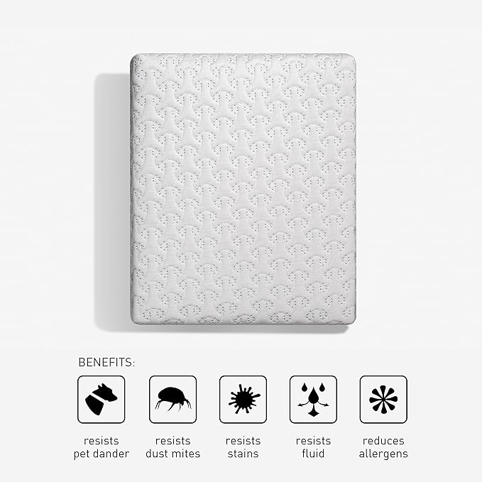 Bedgear Ver-Tex Cooling Split King Mattress Protector - Waterproof and Instant Cooling Mattress Cover for Bed - Deep Pockets and Adjustable Base Friendly - Hypoallergenic