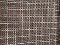 OctoRose 3 Side Zipper Upholstery Checked-Brown, Full Size Tweed Futon Cover Sofa DayBed Mattress Slipcover (Checked-Brown, Full Size)