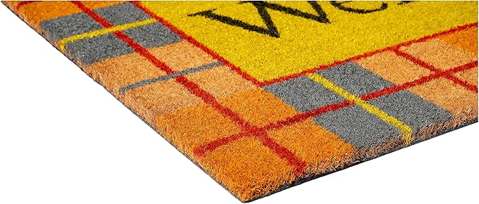 Calloway Mills Fall Plaid Doormat (Multi, 24" x 36" x 0.60")