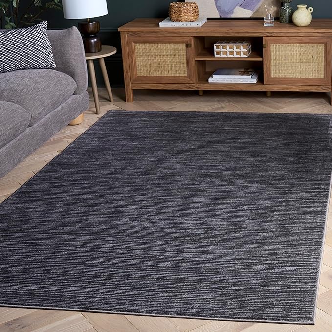 SAFAVIEH Area Rug 3x5 - Vision Collection - Grey, Modern Ombre Design, Non-Shedding & Easy to Clean, Ideal for Foyer, Entryway, Bedroom, Accent Space (VSN606D)