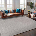 Easy Jute Rug 5x7 Indoor Outdoor Natural Rugs Solid Fiber Rug Woven Area Rug Boho Easy Clean Inside Carpet for Living Room Bedroom Dining Room Hallway or Outdoor Patio Porch (5 X 7 Silver)