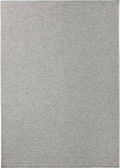 TOWN & COUNTRY BASICS Pax Herringbone Textured Solid Everwash® Washable Area Rug, Low Pile, Non-Slip Backing, Easy Clean Pet & Family Friendly Rug, Grey, 9'x12'