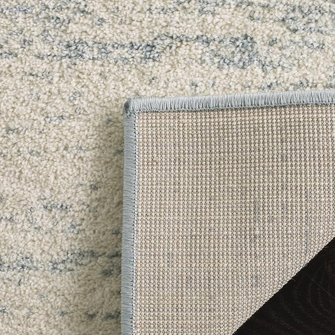 SAFAVIEH Area Rug 12x18 - Adirondack Collection - Large - Slate & Cream, Modern Ombre Design, Non Shedding & Easy to Clean, Ideal for Living Room, Bedroom, Office, Dining Space (ADR113T)