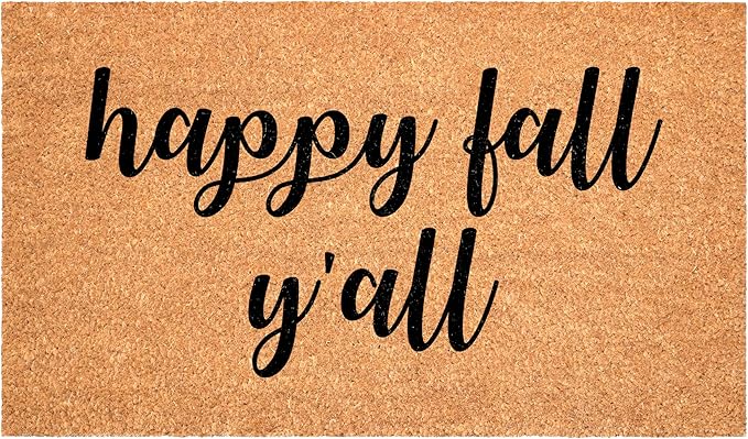 Calloway Mills Hapy Fall Yall Doormat, 24" x 48"