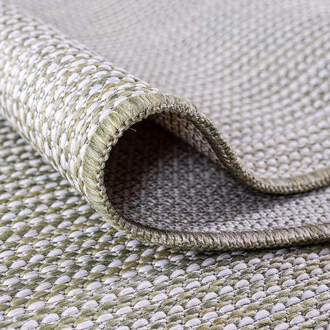 Keen Home Design Terrace Outdoor Area Rug - 6x9 Washable Indoor/Outdoor Rug for Patio, Kitchen, Balcony, Beach, Garden, Deck and Porch, Size: 6'x8'10"