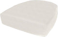 Cushion Source Rounded Back Seat Cushion, 19.5" x 20" x 5" deep Indoor and Outdoor Durable seat Cushion Made with Fade Resistant Sunbrella Fabric, Hidden Zipper, Sunbrella Remix Parchment