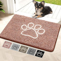 Bcoimo Super Absorbent Dog Door Mat, 30"*20" Anti Slip Mat for Muddy Paws, Pet Rugs for Dirty Paws Washable That Absorbs Moisture and Dirt, for Dog Cage and Pet Resting Carpet
