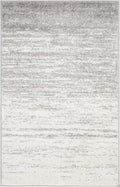 SAFAVIEH Adirondack Collection Accent Rug - 2'6" x 4', Ivory & Silver, Modern Ombre Design, Non Shedding & Easy to Clean, Ideal for Front Door, Kitchen, Entryway, Accent Space (ADR113B)