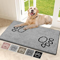 Bcoimo Super Absorbent Dog Door Mat, 48"*30" Anti Slip Mat for Muddy Paws, Pet Rugs for Dirty Paws Washable That Absorbs Moisture and Dirt, for Dog Cage and Pet Resting Carpet