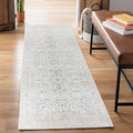 Bloom Rugs Washable Non-Slip 12 ft Runner - Beige/Off White Traditional Bordered Runner for Entryway, Hallway, Bathroom, and Kitchen - Exact Size: 2.5' x 12'