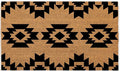 Coir Door Mats 17" X 30", Non-Slip Sturdy, PVC Backed Heavy Duty, Easy to Clean, Ideal for Door Entrance, Patio, Porch, Backyard, Garages, Geometric Boho
