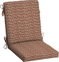 Arden Selections Outdoor Dining Chair Cushion 20 x 20, Rain-Proof, Fade Resistant 20 x 20, Rust Red Brushed Texture
