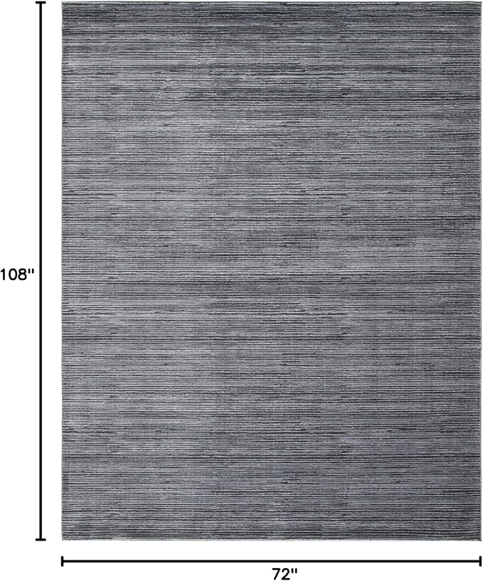 SAFAVIEH Area Rug 6x9 - Vision Collection - Grey, Modern Ombre Design, Non-Shedding & Easy to Clean, Ideal for Living Room, Bedroom, Dining Space (VSN606D)