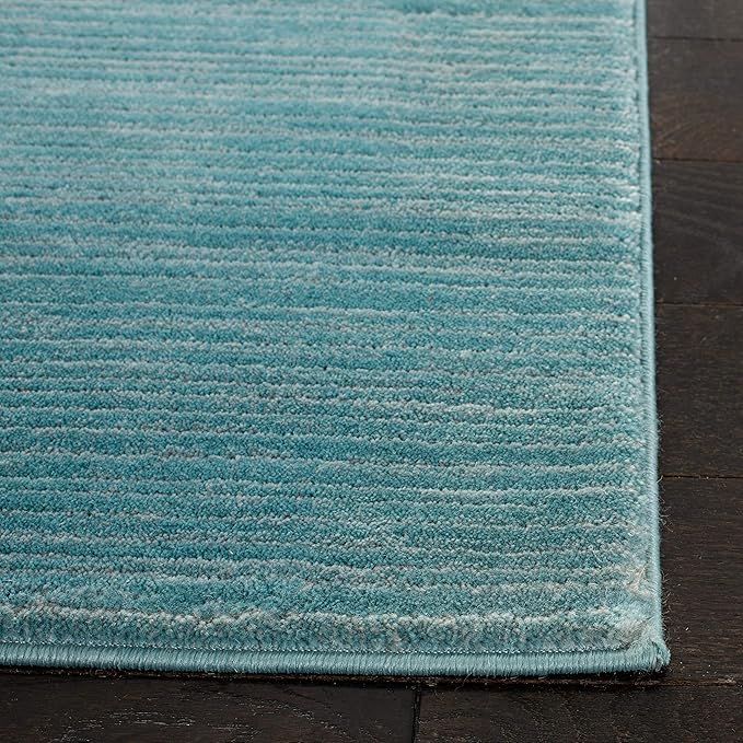 SAFAVIEH Area Rug 9x12 - Vision Collection - Large - Aqua, Modern Ombre Design, Non-Shedding & Easy to Clean, Ideal for Living Room, Bedroom, Dining Space (VSN606B)