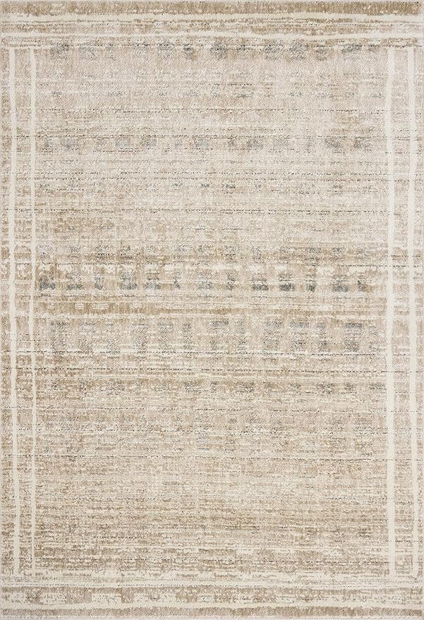 Loloi Jeremiah Brent Bleecker Collection BLE-07 Khaki/Natural 9'-2" x 13' Area Rug