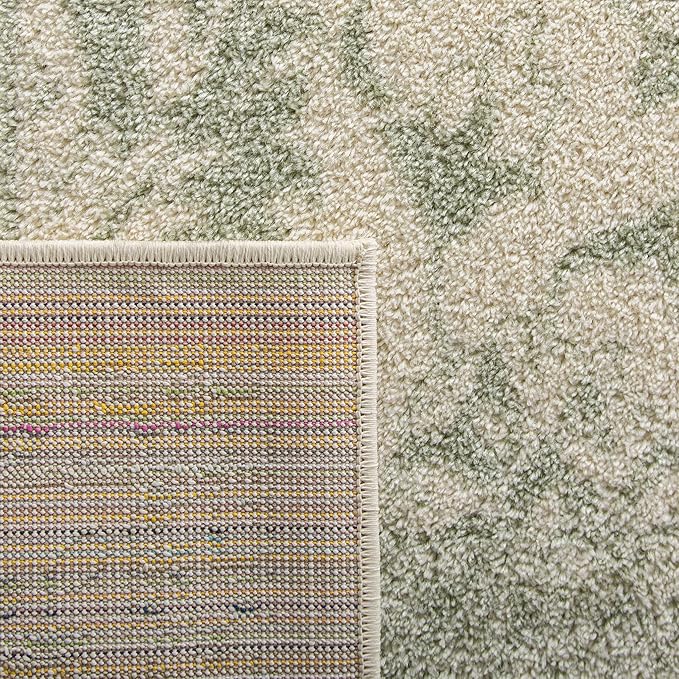 SAFAVIEH Area Rug 11x15 - Adirondack Collection - Large - Ivory & Sage, Distressed Vintage Floral Design, Non-Shedding & Easy to Clean, Ideal for Living Room, Bedroom, Dining Space (ADR109V)