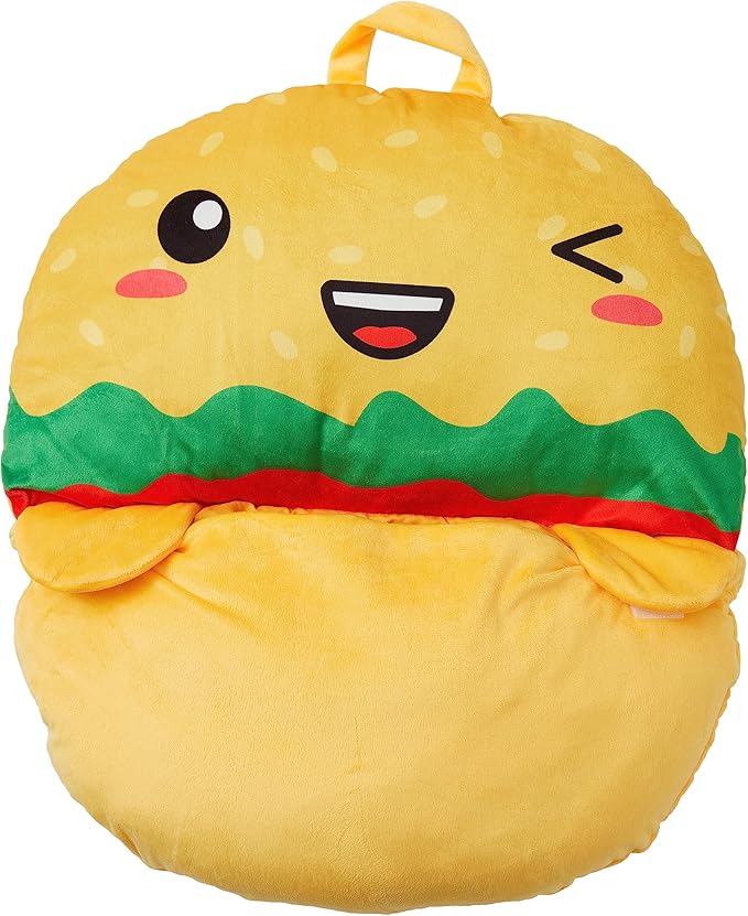 Kid's Nap Buddies Character Preschool Nap Mat, Toddler Sleeping Bag with Pillow for Daycare, Ages 3+