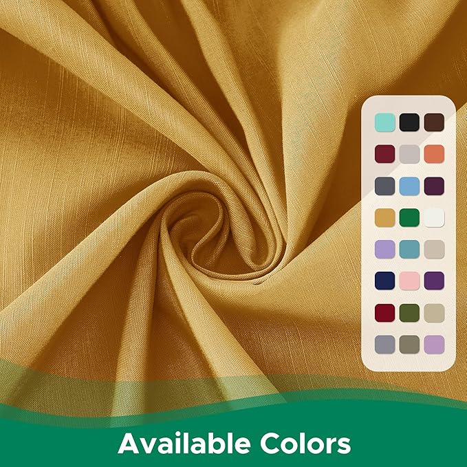 Biscaynebay Wrap Around Bed Skirts for Queen Beds 14" Drop, Christmas Gold Adjustable Elastic Dust Ruffles Easy Fit Wrinkle Resistant Silky Luxurious Fabric Machine Washable